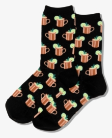 Women S Moscow Mule Crew Socks   Class Slick Lazy Image - Sock, HD Png Download, Transparent PNG