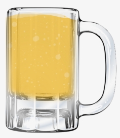 Beer, Glass, Jar, Mug, Pale Lager, Pint, Es, Snow - Half Empty Beer Glass, HD Png Download, Transparent PNG