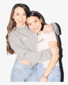 Transparent Twins Png - Merrell Twins Hugging Each Other, Png Download, Transparent PNG