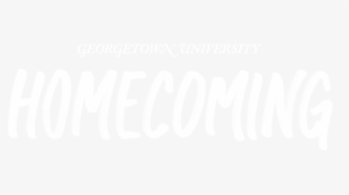 Georgetown University Homcoming Logo - Calligraphy, HD Png Download, Transparent PNG