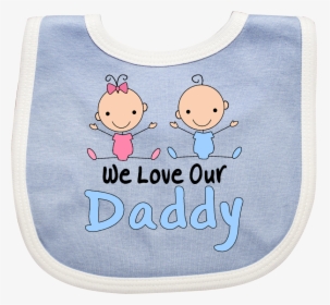 Boy And Girl Twins Png - Transparent Baby Bib, Png Download, Transparent PNG