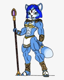 Growth Drawing Warrior Download - Krystal Star Fox Age, HD Png Download, Transparent PNG