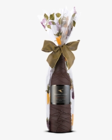 Chocolate Dipped Covered Wine Or Champagne Bottle - Glass Bottle, HD Png Download, Transparent PNG