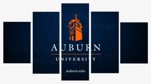 Auburn University Logo 5 Pieces Canvas - Auburn University, HD Png Download, Transparent PNG