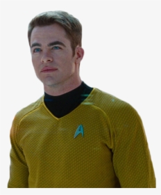 Captain Kirk Chris Pine Transparent, HD Png Download, Transparent PNG