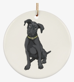 Black Labrador Retriever Dog Ornament Christmas Tree - Labrador Retriever, HD Png Download, Transparent PNG