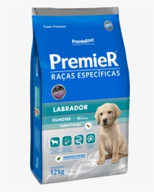 Premier Raças Específicas Labrador Cães Filhotes - Ração Para Labrador Filhote, HD Png Download, Transparent PNG