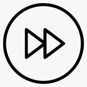 Foward Rewind Next Button Circle - Fast Forward Logo Png, Transparent Png, Transparent PNG