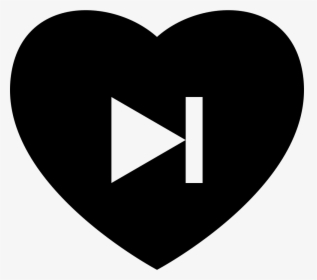 Heart Play Next Button - Letra A Con Un Corazon, HD Png Download, Transparent PNG