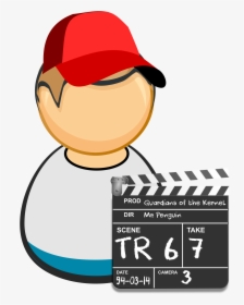 Clapperboard Guy Clip Arts - Clipart First Aider, HD Png Download, Transparent PNG