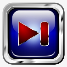 Blue - Red And Blue Play Button, HD Png Download, Transparent PNG