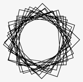 #frame #frames #border #borders #black #white #circle - Circle, HD Png Download, Transparent PNG