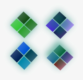 Blue Diamond Shape Clip Art - Diamond Shape Png Color, Transparent Png, Transparent PNG