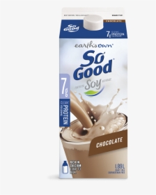 Earths Own Chocolate Soy Milk Plant Based Milk So Good - So Good Vanilla Soy Milk, HD Png Download, Transparent PNG
