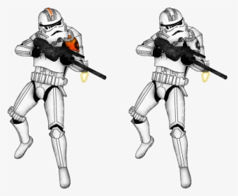 Transparent Rebel Png - Star Wars Battlefront 2 Jumptrooper, Png Download, Transparent PNG