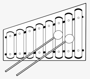 Xylophone Black And White, HD Png Download, Transparent PNG