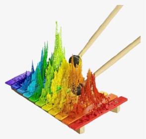 #xylophone #music #rainbow #colorful #pridemonth #instrument - Visual Arts, HD Png Download, Transparent PNG