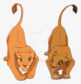 Nala Png File - Lion King Kiara And Nala, Transparent Png, Transparent PNG