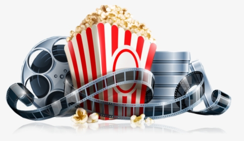 Popcorn And Movie Png, Transparent Png, Transparent PNG
