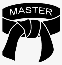 Transparent Rubber Band Clipart - Master Black Belt Icon, HD Png Download, Transparent PNG