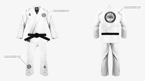 Transparent Black Belt Png - Jiu Jitsu Uniform Mockup, Png Download, Transparent PNG