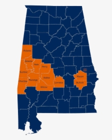 Alabamablackbeltcounties - Alabama Black Belt Counties Map, HD Png Download, Transparent PNG