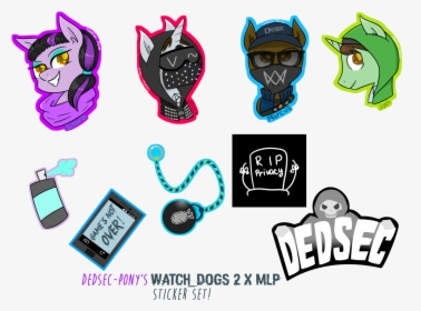 Transparent Watch Dogs 2 Png - Sticker Watch Dogs 2, Png Download, Transparent PNG