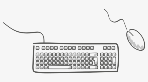 Mouse, Electronics, Keyboard, Computer, Office Work - Keyboard And Mouse Clipart, HD Png Download, Transparent PNG