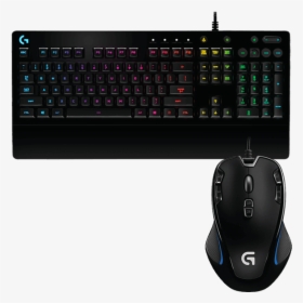 Logitech Mouse And Keyboard Gaming, HD Png Download, Transparent PNG
