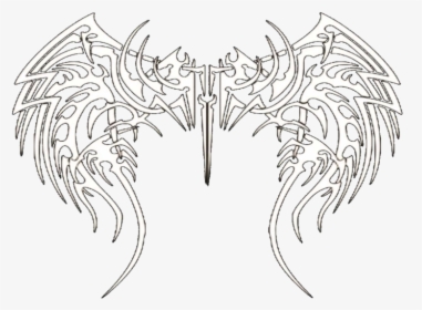 Tribal Wings Psd , Png Download - Wings Tribal, Transparent Png, Transparent PNG