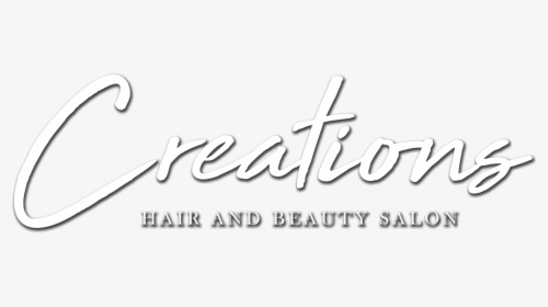 Creations Hair And Beauty Salon Logo - Calligraphy, HD Png Download, Transparent PNG