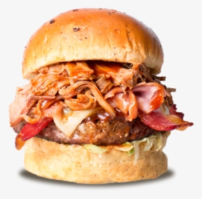 Porky Pig Burger - Beef And Pulled Pork Burger, HD Png Download, Transparent PNG