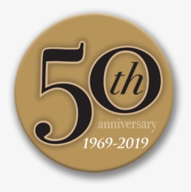Transparent 50th Anniversary Png - 50th Anniversary 1969 2019, Png Download, Transparent PNG