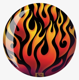 Flame Bowling Ball, HD Png Download, Transparent PNG