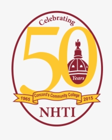 50th Anniversary Png -nhti 50th Anniversary Logo - Sample Of Logo Design 50 Years Aniversary, Transparent Png, Transparent PNG