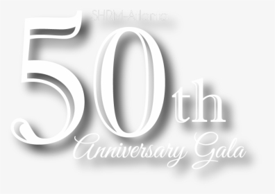 Shrm-atlanta 50th Anniversary Gala - 50 Aniversary White Png, Transparent Png, Transparent PNG