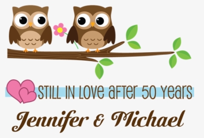 Owl 50th Anniversary Yard Sign - Love Anniversary 18 Years, HD Png Download, Transparent PNG