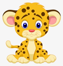 Onça Safari Png - Cute Clip Art Animals, Transparent Png, Transparent PNG
