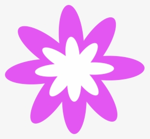 Purple Burst Flower Clip Arts - Png Flowers Blue Clipart, Transparent Png, Transparent PNG
