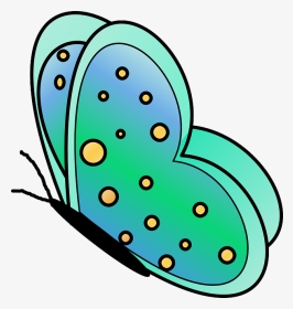 Green Butterfly Clip Art - Cartoon Flying Butterfly Clipart, HD Png Download, Transparent PNG