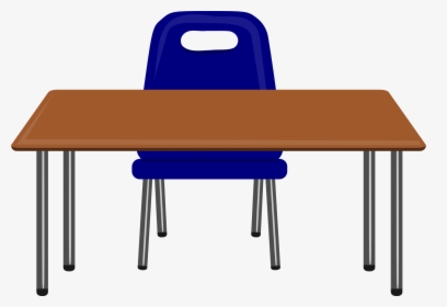 Transparent School Table Clipart - School Desk Transparent Background, HD Png Download, Transparent PNG