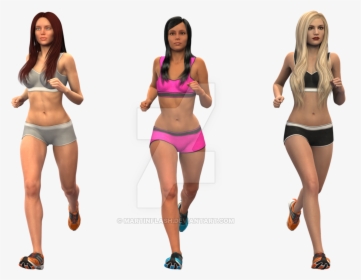 Fitness Girls Png - 3 Fitness Girl Png, Transparent Png, Transparent PNG