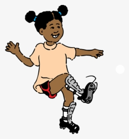 Running Girl Cliparts 21, Buy Clip Art - Girl Playing Soccer Clipart, HD Png Download, Transparent PNG