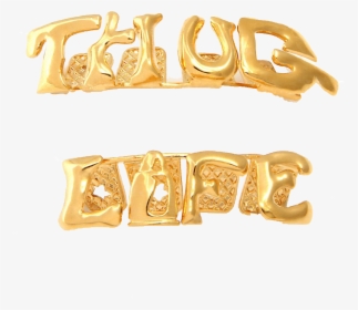 Thug Life Free Pictures - Gold, HD Png Download, Transparent PNG