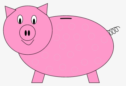 Piggy Bank Template Free Download Clip Art On - Clipart Piggy Bank Template, HD Png Download, Transparent PNG
