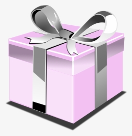 Transparent Present Birthday - Gold Gift Box Png, Png Download, Transparent PNG