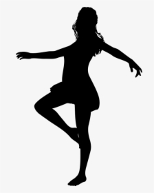 Dance Silhouette Clip Art - Dancing Woman Icon Png, Transparent Png, Transparent PNG