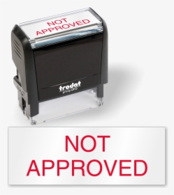 Not Approved Qc Stamp Self Inking - Verified Stamp With Date, HD Png Download, Transparent PNG