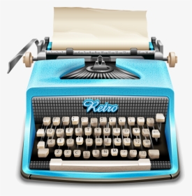 Typewriter Png - Vintage Style Typewriter Transparent Png, Png Download, Transparent PNG