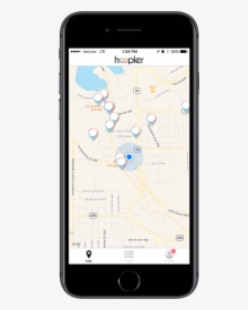Uber App On Phone Transparent Background Png, Png Download, Transparent PNG